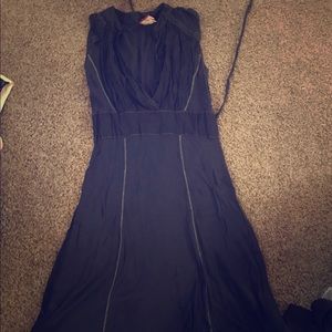 Navy blue Anthropologie Burning Torch dress